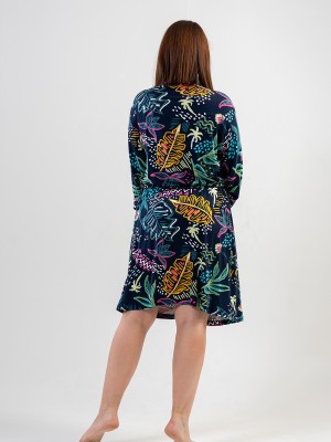 Woman XXL Garden Dressing Gown Woman XXL Garden Dressing Gown