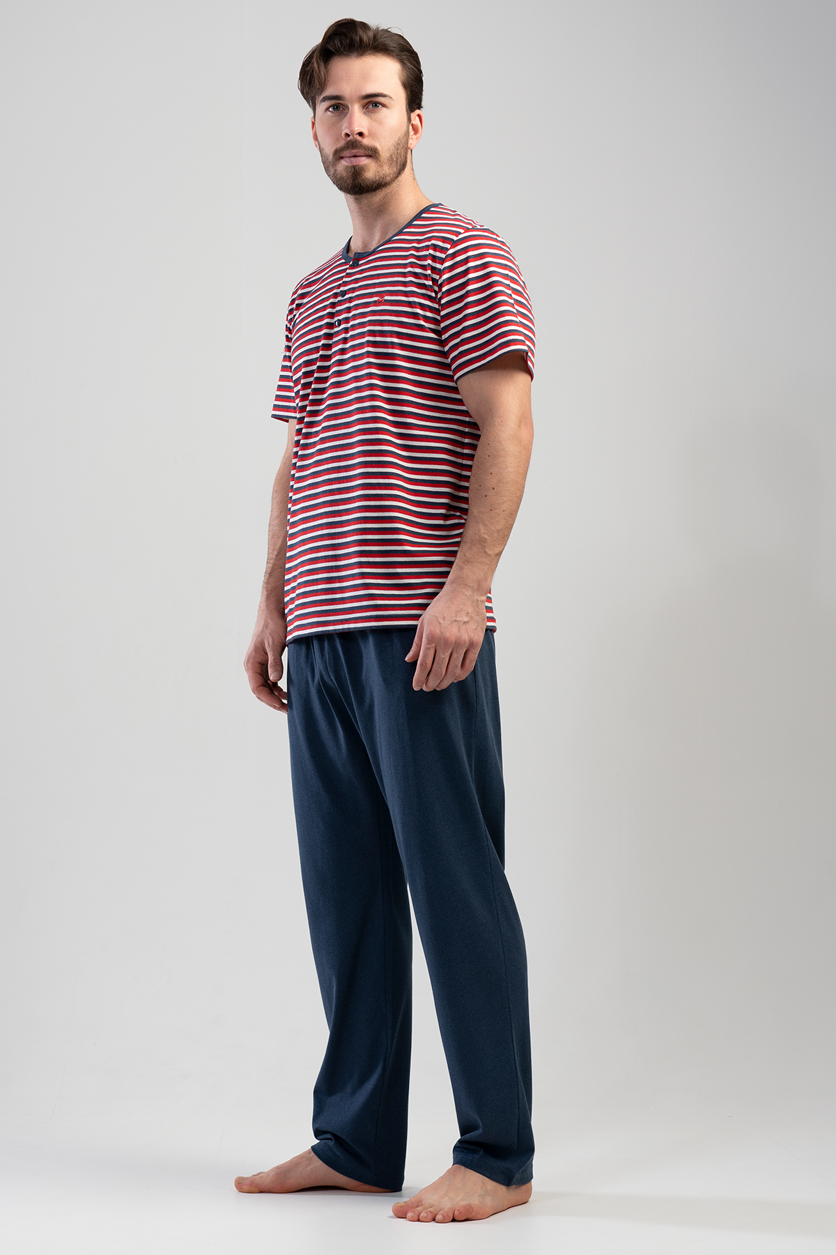 Man Red Pyjama Set Man Red Pyjama Set