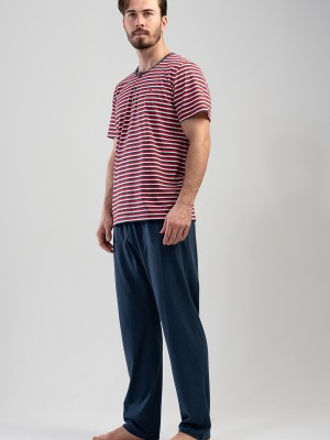Man Red Pyjama Set Man Red Pyjama Set