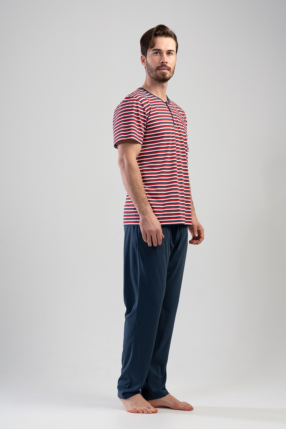 Man Red Pyjama Set Man Red Pyjama Set