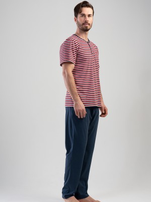 Man Red Pyjama Set Man Red Pyjama Set