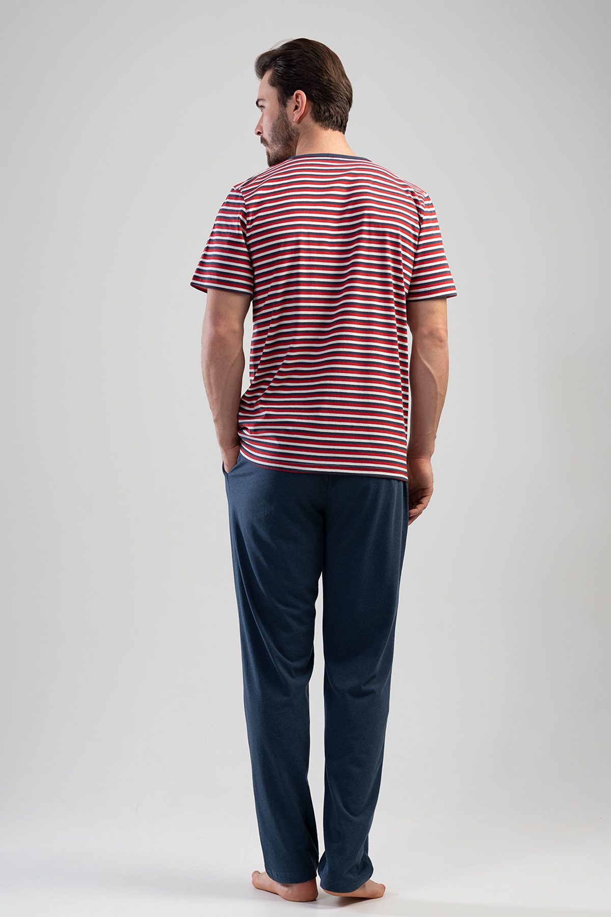 Man Red Pyjama Set Man Red Pyjama Set