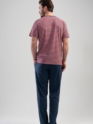 Man Red Pyjama Set Man Red Pyjama Set