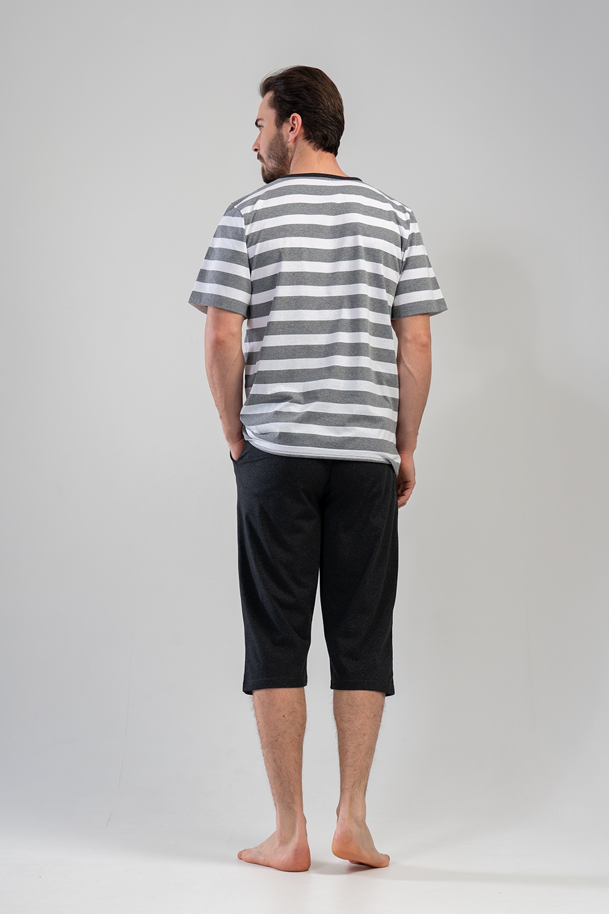 Man XXL Anthracite Capri Set Man XXL Anthracite Capri Set