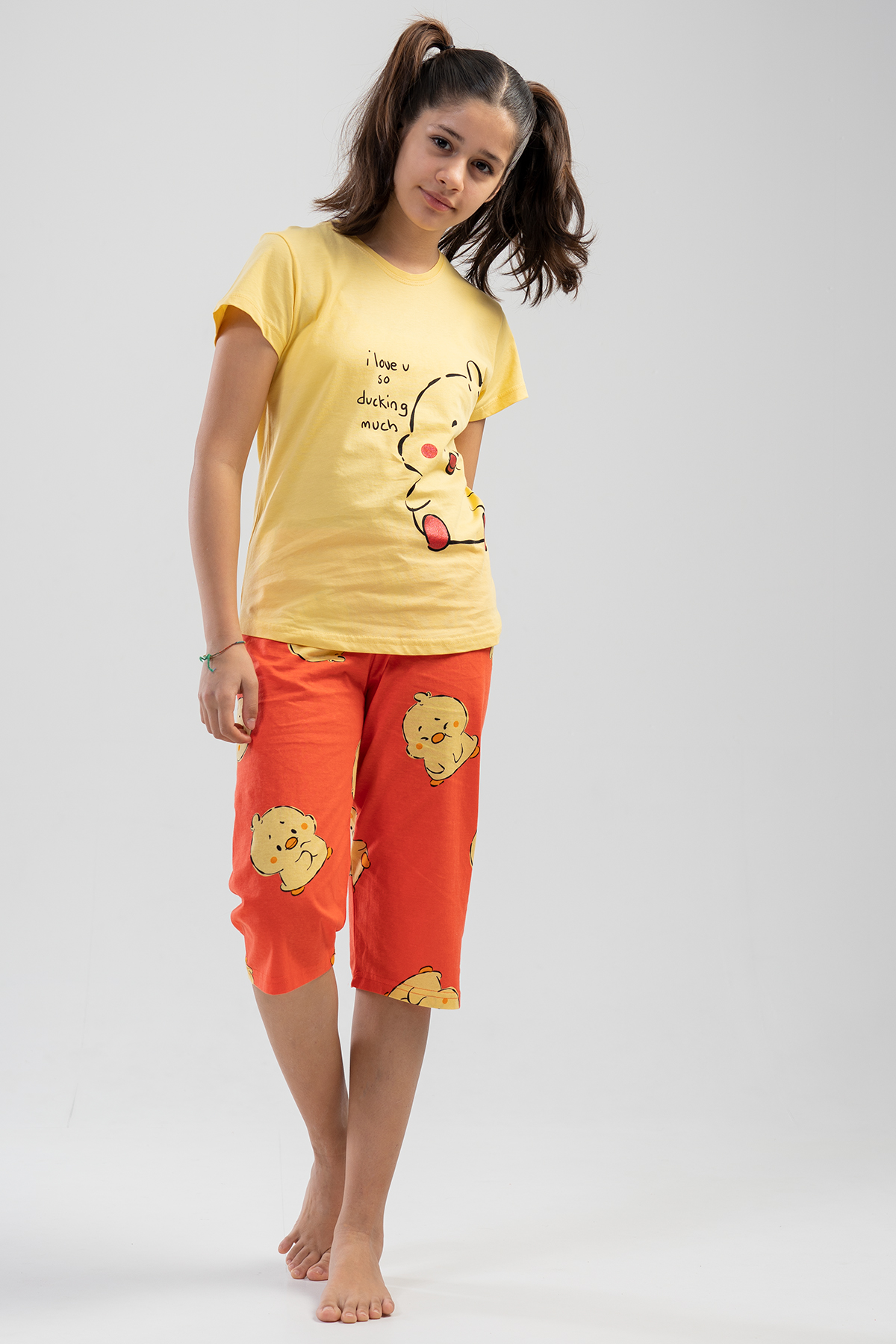 Kids' Girl Ducky Capri Set Kids' Girl Ducky Capri Set