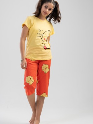 Kids' Girl Ducky Capri Set Kids' Girl Ducky Capri Set