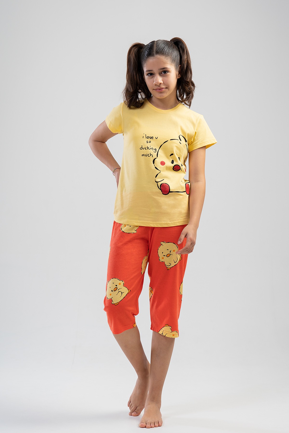 Kids' Girl Ducky Capri Set Kids' Girl Ducky Capri Set