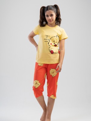 Kids' Girl Ducky Capri Set Kids' Girl Ducky Capri Set