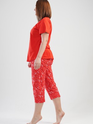 Woman Big Size Brave Capri Set Woman Big Size Brave Capri Set