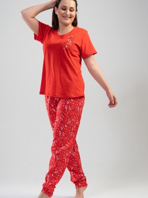 Woman Big Size Blam Pyjama Set Woman Big Size Blam Pyjama Set