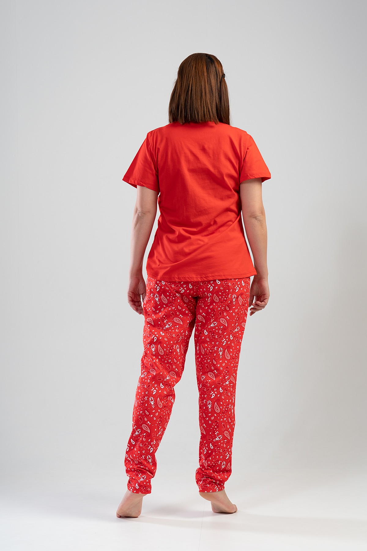 Woman Big Size Blam Pyjama Set Woman Big Size Blam Pyjama Set
