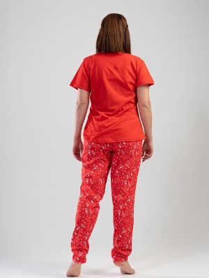 Woman Big Size Blam Pyjama Set Woman Big Size Blam Pyjama Set