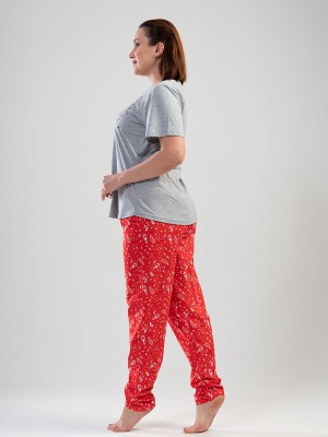 Woman Big Size Blam Pyjama Set Woman Big Size Blam Pyjama Set