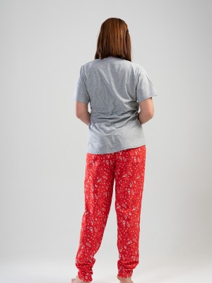 Woman Big Size Blam Pyjama Set Woman Big Size Blam Pyjama Set