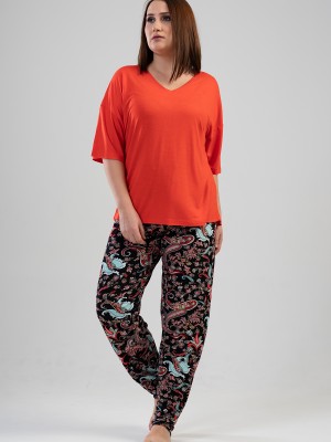 Woman Lycra Wortex Big Size Eres Pyjama Set Woman Lycra Wortex Big Size Eres Pyjama Set