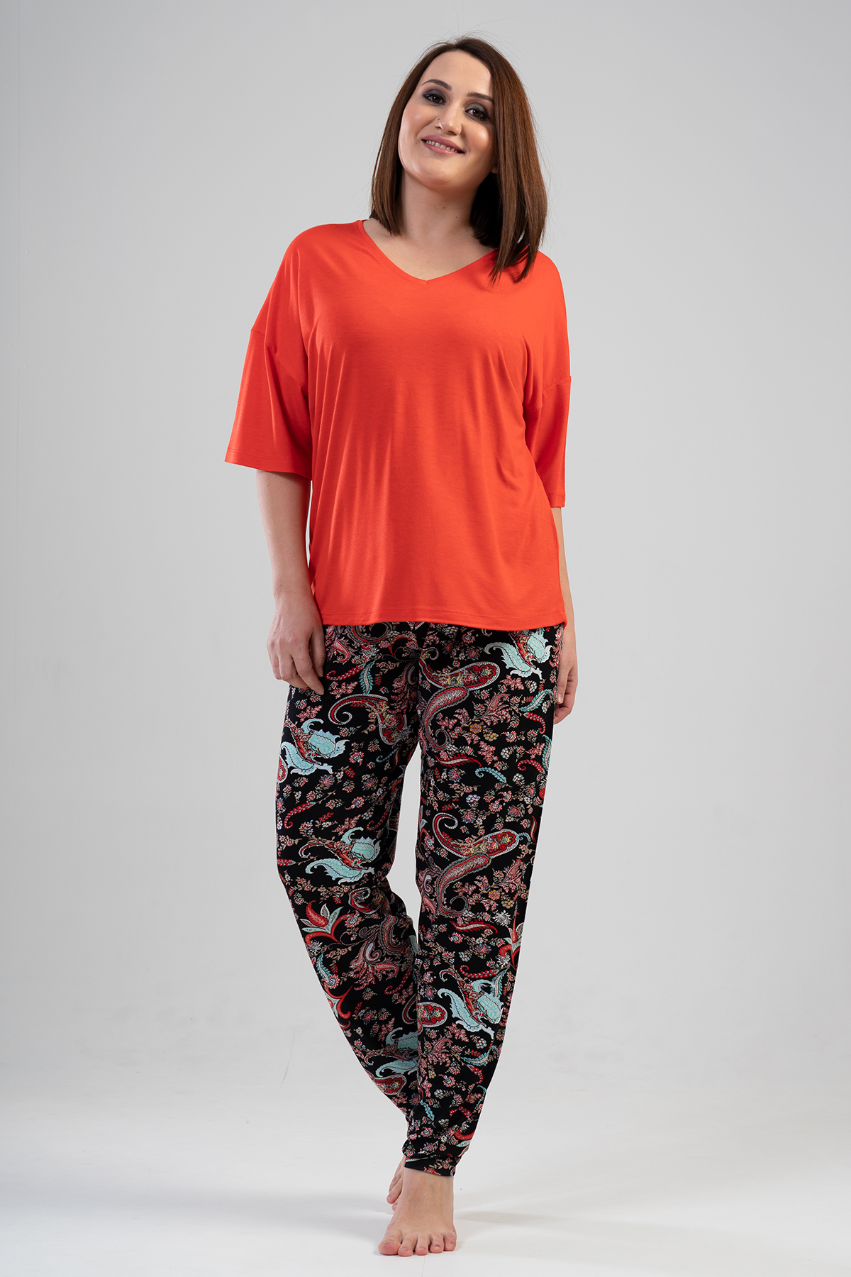 Woman Lycra Wortex Big Size Eres Pyjama Set Woman Lycra Wortex Big Size Eres Pyjama Set