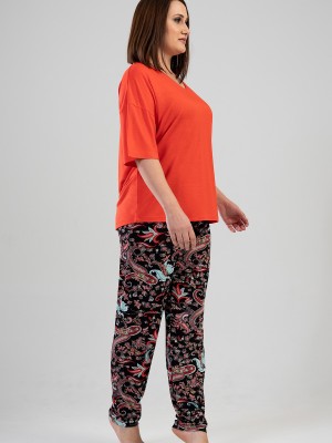 Woman Lycra Wortex Big Size Eres Pyjama Set Woman Lycra Wortex Big Size Eres Pyjama Set