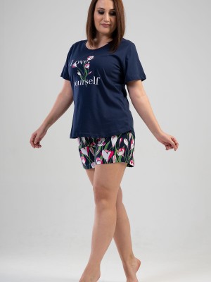 Woman Big Size Tulip Short Set Woman Big Size Tulip Short Set