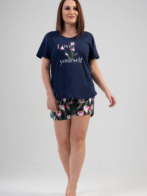 Woman Big Size Tulip Short Set Woman Big Size Tulip Short Set