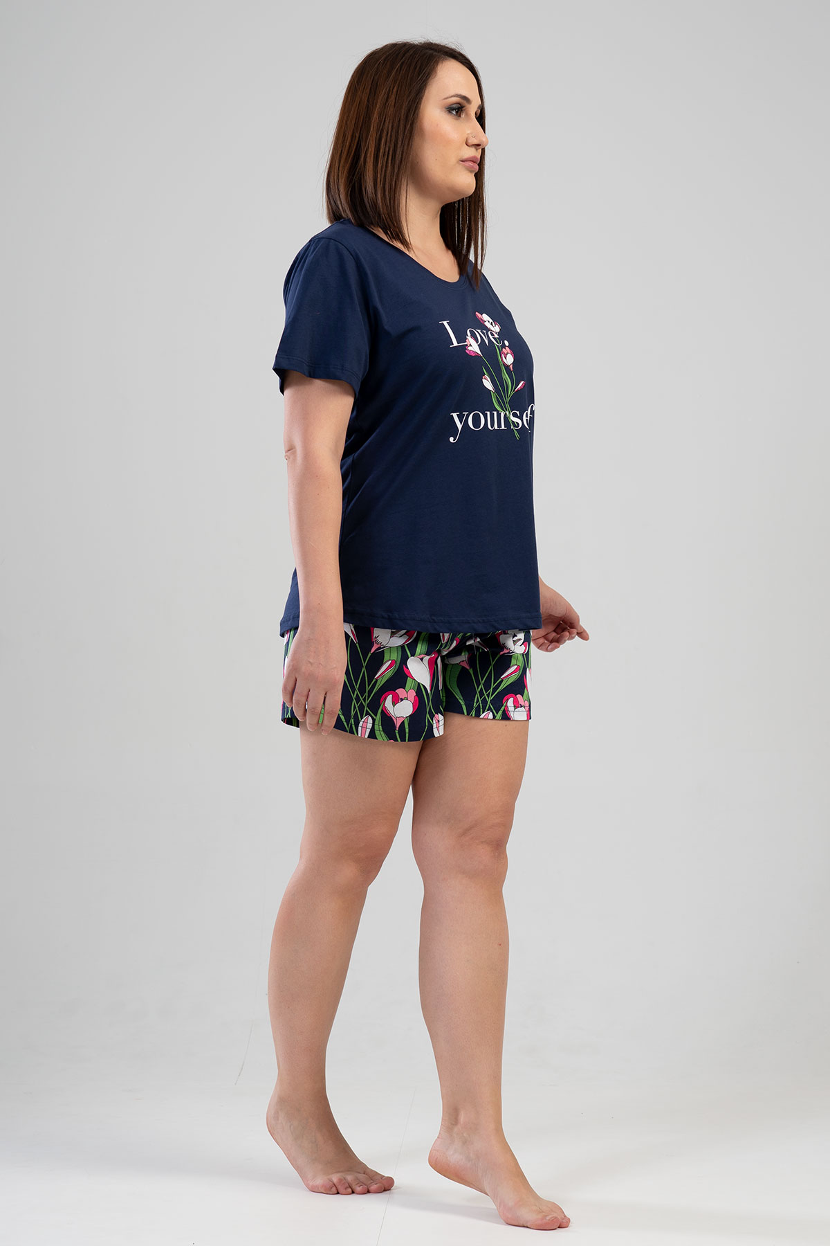 Woman Big Size Tulip Short Set Woman Big Size Tulip Short Set