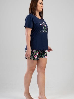 Woman Big Size Tulip Short Set Woman Big Size Tulip Short Set
