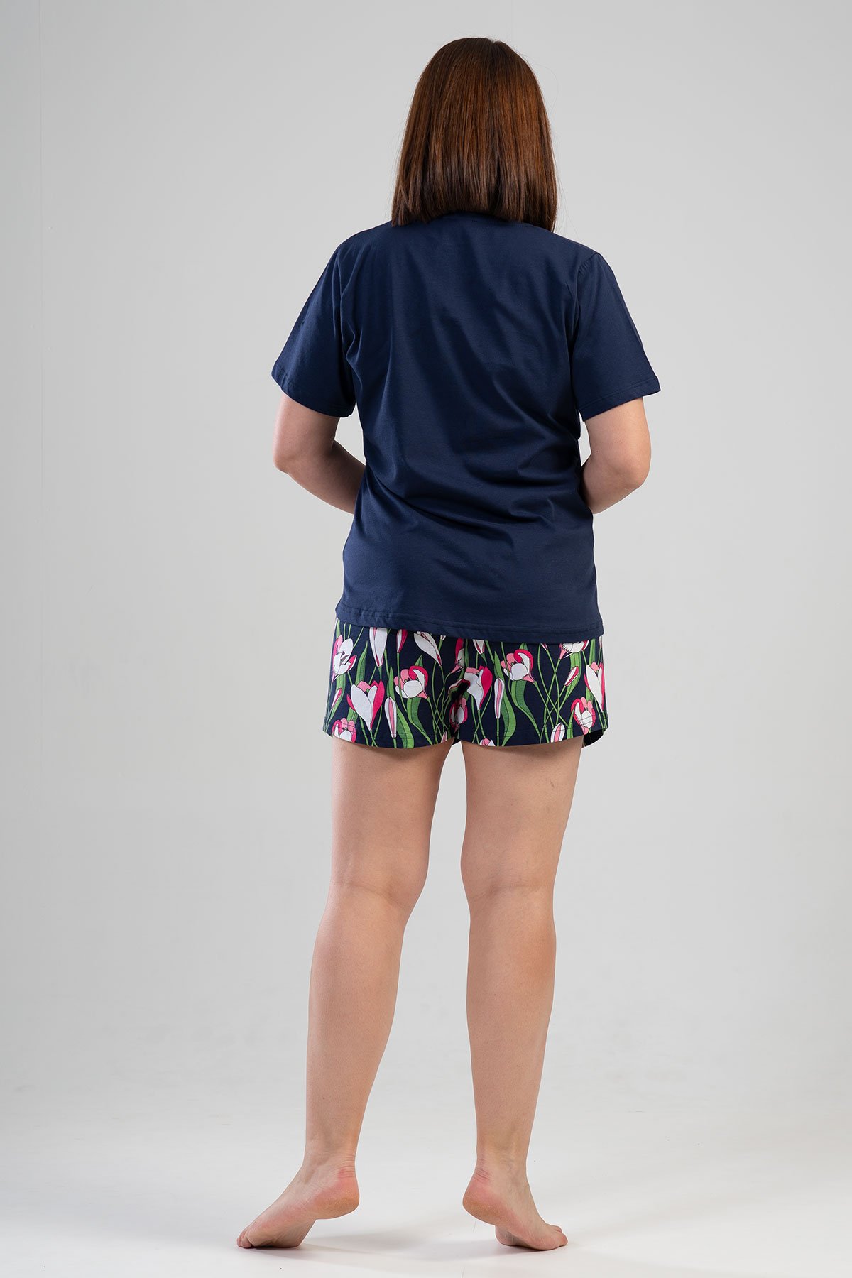 Woman Big Size Tulip Short Set Woman Big Size Tulip Short Set