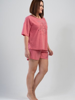 Woman Big Size Meny Short Set Woman Big Size Meny Short Set