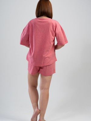 Woman Big Size Meny Short Set Woman Big Size Meny Short Set