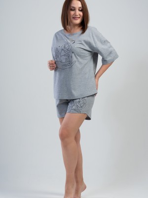 Woman Big Size Meny Short Set Woman Big Size Meny Short Set