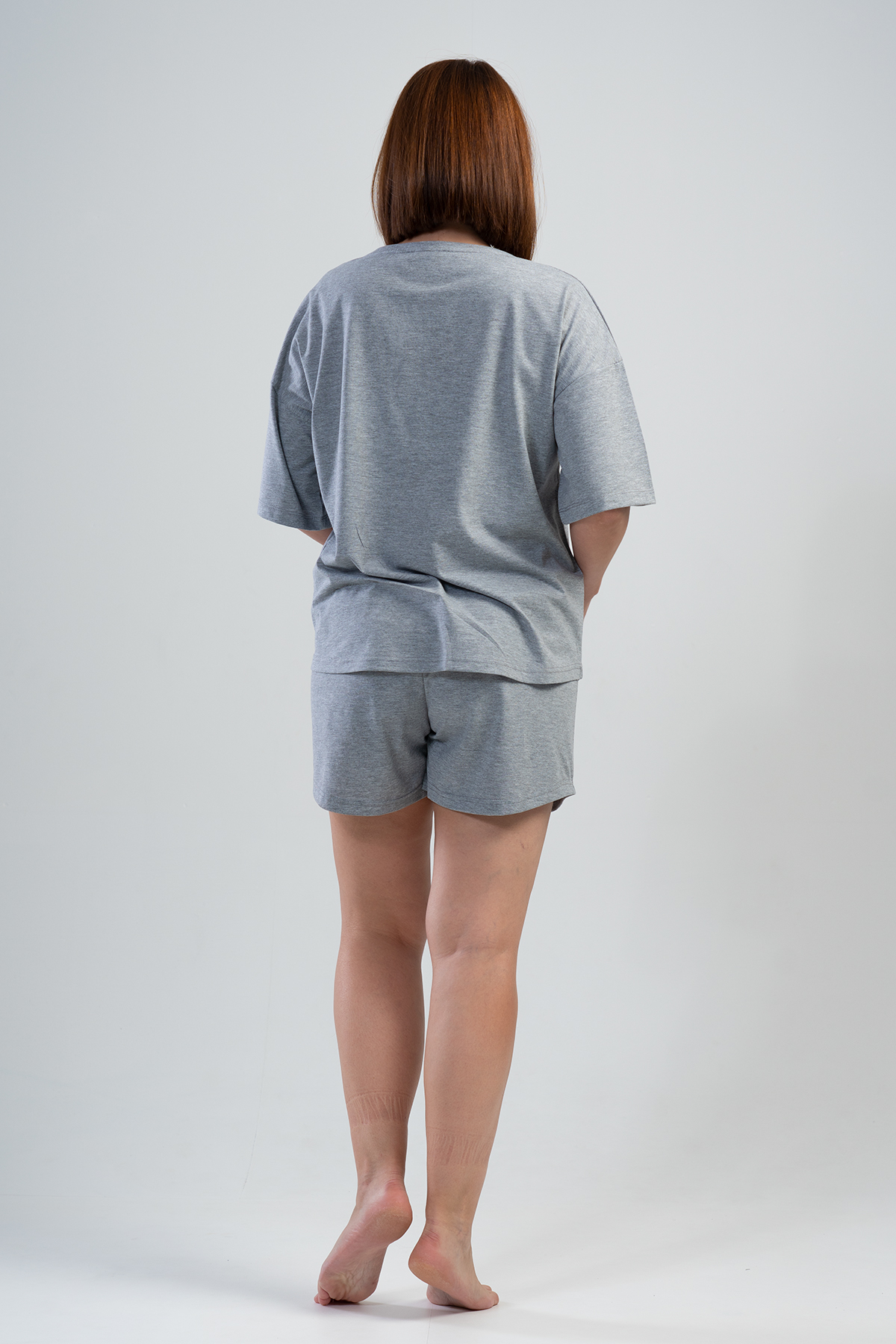 Woman Big Size Meny Short Set Woman Big Size Meny Short Set