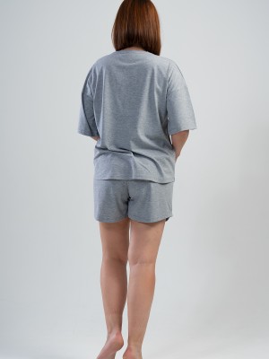 Woman Big Size Meny Short Set Woman Big Size Meny Short Set