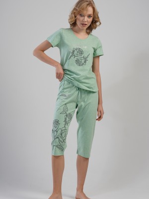 Woman Meny Capri Set Woman Meny Capri Set