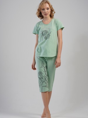 Woman Meny Capri Set Woman Meny Capri Set