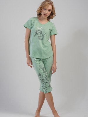 Woman Meny Capri Set Woman Meny Capri Set