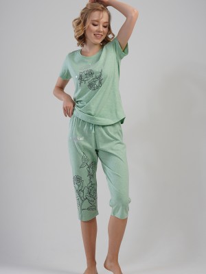 Woman Meny Capri Set Woman Meny Capri Set