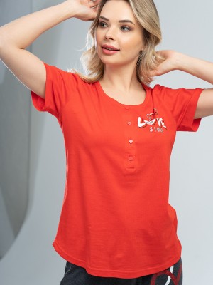 Woman Supreme Loven Buttoned Capri Set Woman Supreme Loven Buttoned Capri Set