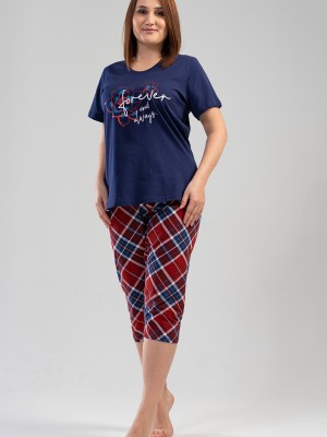 Woman Supreme Big Size Forever Capri Set Woman Supreme Big Size Forever Capri Set