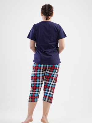Woman Big Size Believe Capri Set Woman Big Size Believe Capri Set