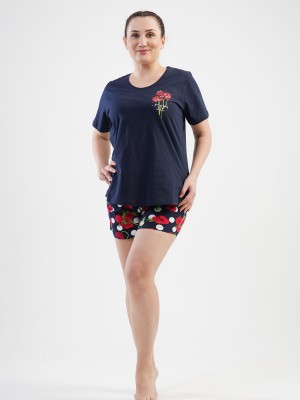 Woman XXL Rose Short Set Woman XXL Rose Short Set