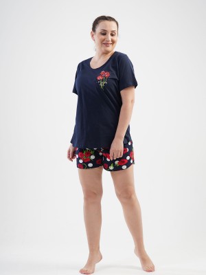 Woman XXL Rose Short Set Woman XXL Rose Short Set