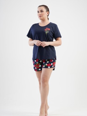 Woman XXL Rose Short Set Woman XXL Rose Short Set