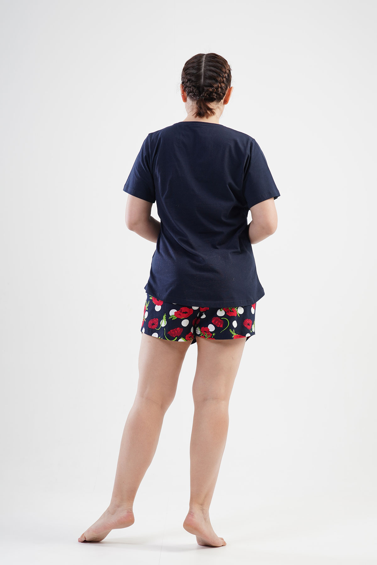 Woman XXL Rose Short Set Woman XXL Rose Short Set