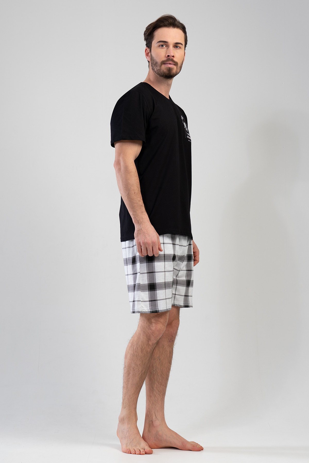 Man Black Short Set Man Black Short Set