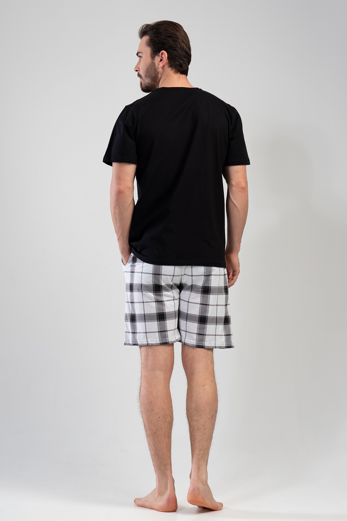 Man Black Short Set Man Black Short Set