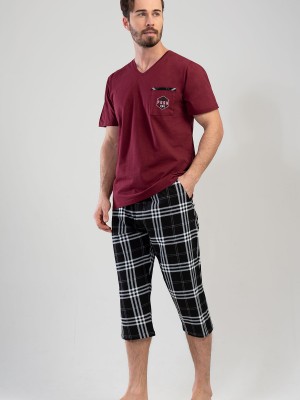 Man Big Size Push On Capri Set Man Big Size Push On Capri Set
