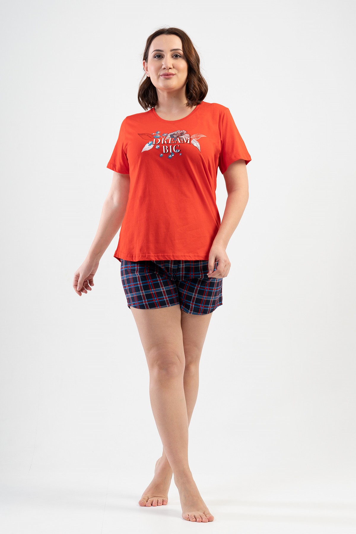 Woman Big Size Dream Short Set Woman Big Size Dream Short Set