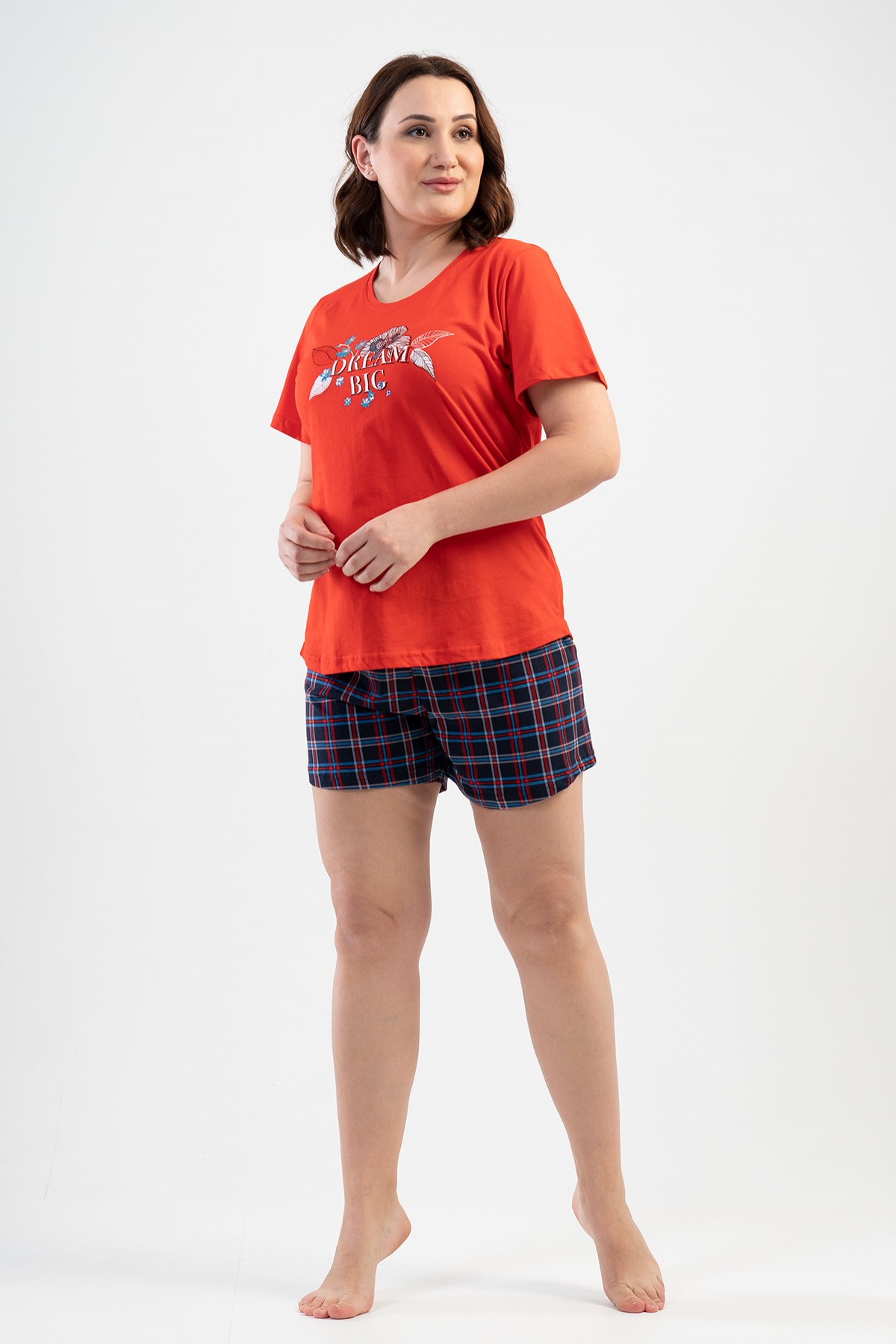 Woman Big Size Dream Short Set Woman Big Size Dream Short Set
