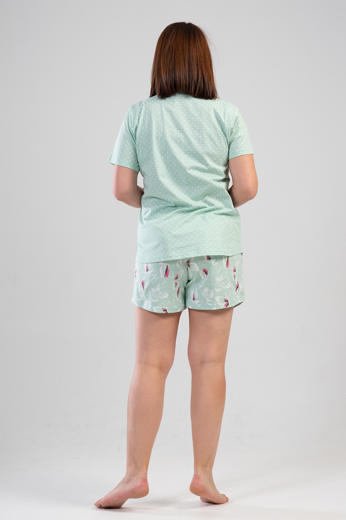 Woman Big Size Lifestyle Short Set Woman Big Size Lifestyle Short Set