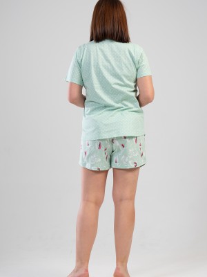 Woman Big Size Lifestyle Short Set Woman Big Size Lifestyle Short Set