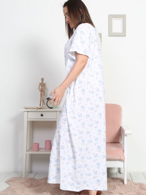 Woman Supreme Big Size Grandma Basic Nightgown